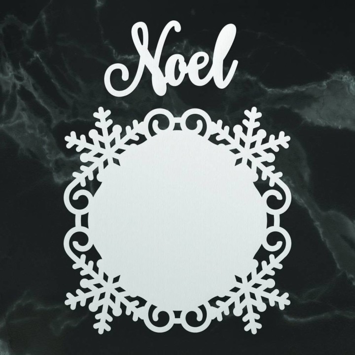 (CO726906)Couture Creations Noel Frame Mini Dies