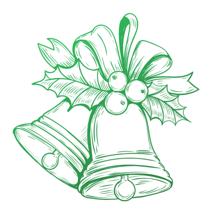 (CO726911)Couture Creations Ringing Bells Mini Stamp