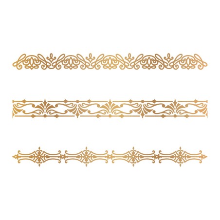 (CO726848)Couture Creations Border Collection Hotfoil Stamps