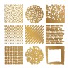 (CO726807)Couture Creations Texture Tiles Hot Foil Stamps