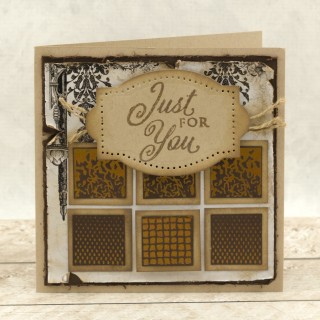 (CO726807)Couture Creations Texture Tiles Hot Foil Stamps