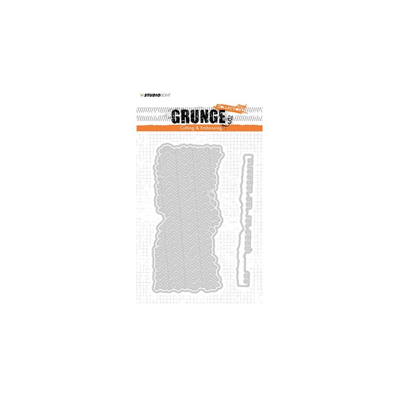 (STENCILSL174)Studio Light Cutting and Embossing Die, Grunge Collection 2.0, nr.174