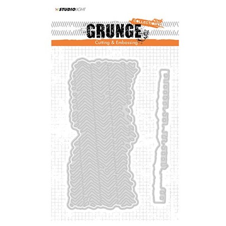 (STENCILSL174)Studio Light Cutting and Embossing Die, Grunge Collection 2.0, nr.174
