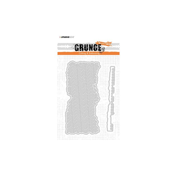 (STENCILSL174)Studio Light Cutting and Embossing Die, Grunge Collection 2.0, nr.174
