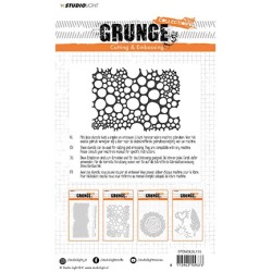 (STENCILSL175)Studio Light Cutting and Embossing Die, Grunge Collection 2.0, nr.175
