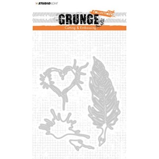 (STENCILSL177)Studio Light Cutting and Embossing Die, Grunge Collection 2.0, nr.177