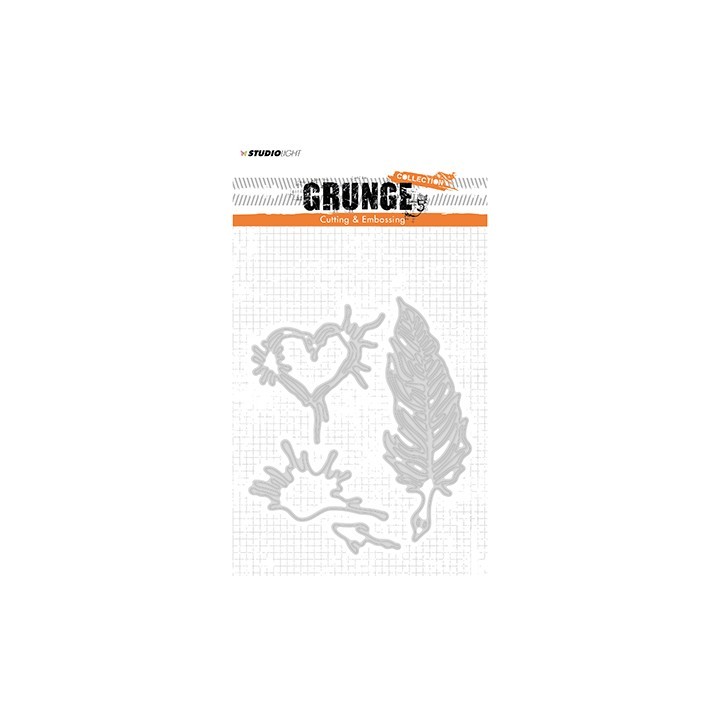 (STENCILSL177)Studio Light Cutting and Embossing Die, Grunge Collection 2.0, nr.177