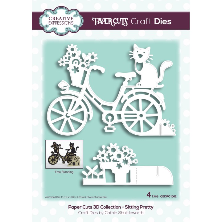 (CEDPC1062)Craft Dies - Paper cuts 3D sitting pretty