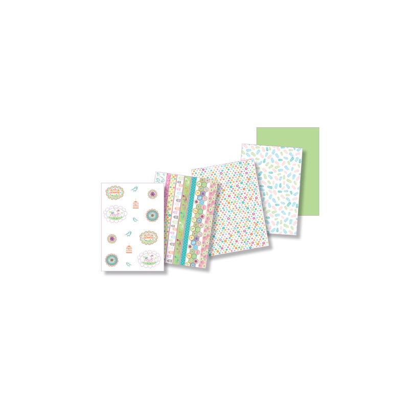 Pergamano Parchment paper collection Summer garden (62596)