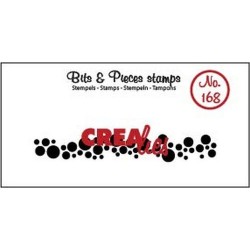 (CLBP168)Crealies Clearstamp Bits & Pieces Circles (strip)