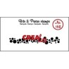 (CLBP168)Crealies Clearstamp Bits & Pieces Circles (strip)