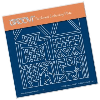 (GRO-AN-41495-01)Groovi® Baby plate A6 A WALK WITH MY BEST FRIEND