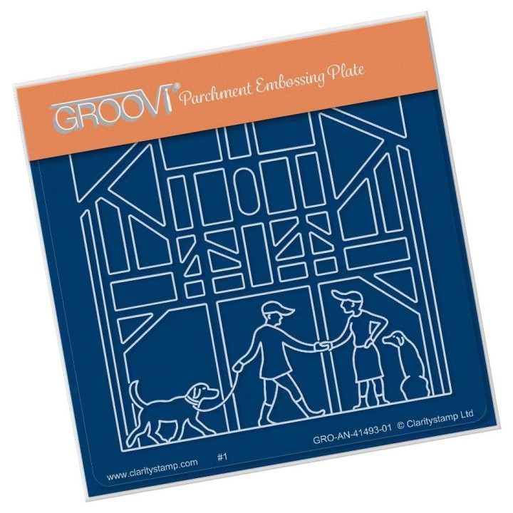 (GRO-AN-41493-01)Groovi® Baby plate A6 BEST FRIENDS