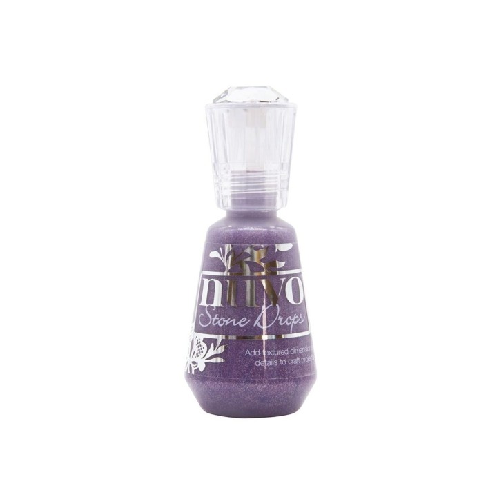 (1299N)Tonic Studios -Nuvo - Stone drops plum slate
