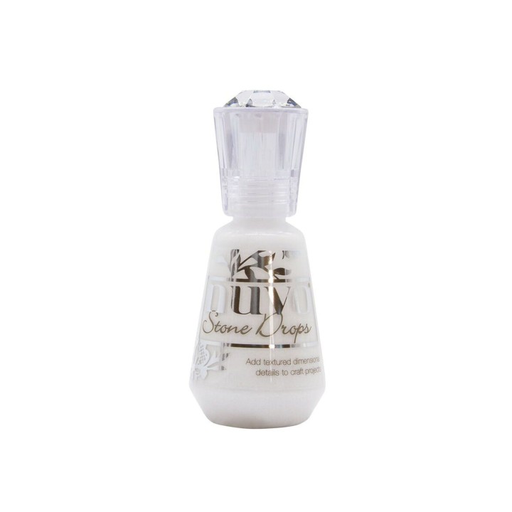 (1296N)Tonic Studios -Nuvo - Stone drops chalk white