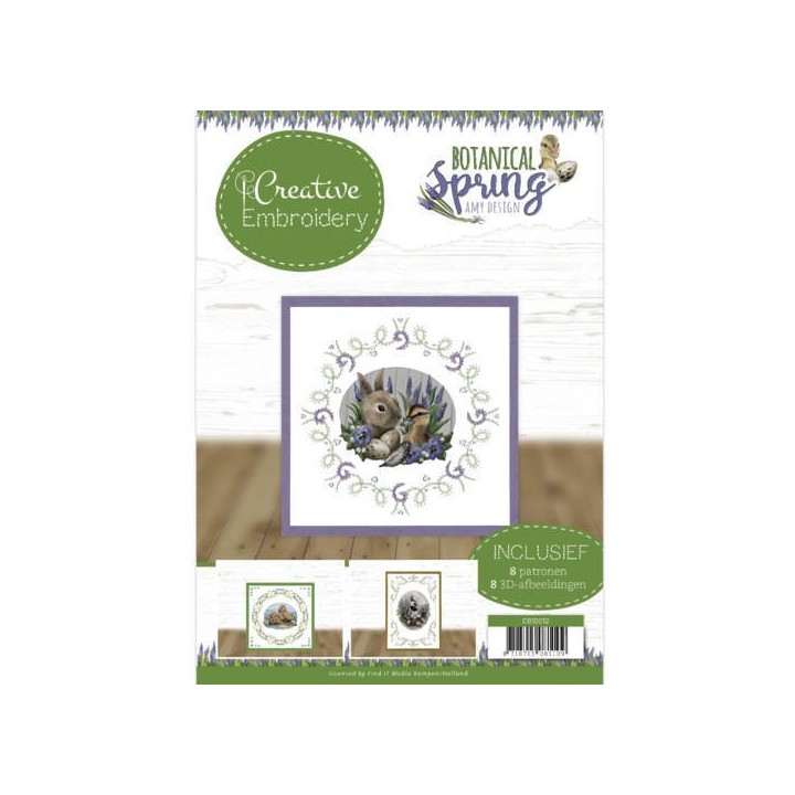 (CB10012)Creative Embroidery 12 - Amy Design - Botanical Spring