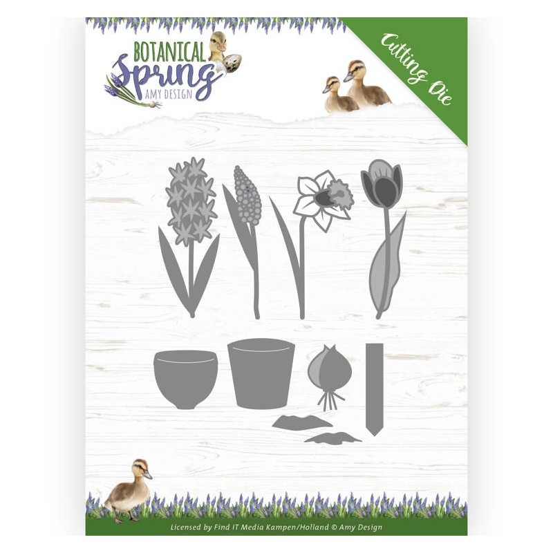 (ADD10199)Dies - Amy Design - Botanical Spring - Bulbs and flowers