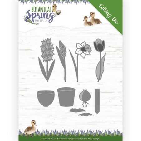 (ADD10199)Dies - Amy Design - Botanical Spring - Bulbs and flowers