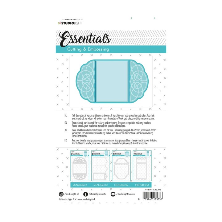 (STENCILSL262)Studio Light dies Essentials nr.262