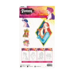 (STAMPFC441)Studio Light Clearstamp A5 Fantasy collection 2.0 nr.441