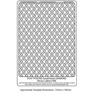 (TP3276E)EMBOSSING EasyEmboss DIAMOND Woven Lattice - FINE