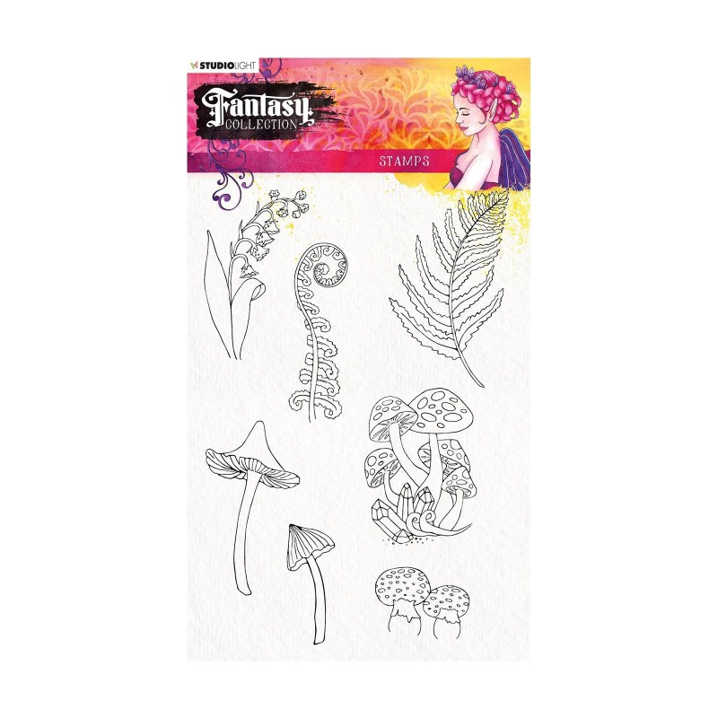 (STAMPFC444)Studio Light Clearstamp A5 Fantasy collection 2.0 nr.444