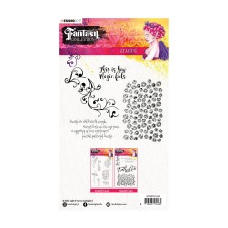 (STAMPFC445)Studio Light Clearstamp A5 Fantasy collection 2.0 nr.445