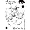 (PI058)Pink Ink Designs Clear stamp Rhino Saw Us