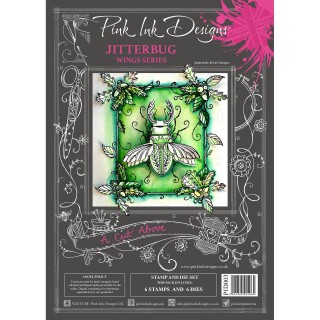 (PID003)Pink Ink Designs Clear stamp & dies jitterbug
