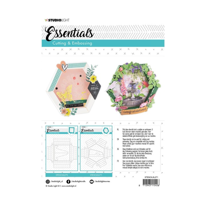 (STENCILSL271)Studio Light dies Essentials nr.271
