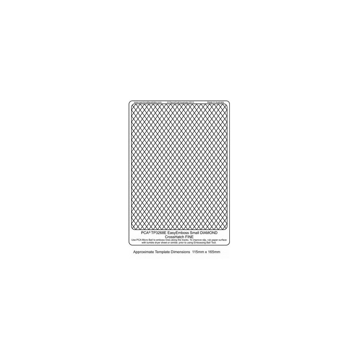 (TP3268E)EMBOSSING EasyEmboss Small DIAMOND CrossHatch - FINE