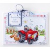 (HT1654)Clear stamp Hetty's Tractor