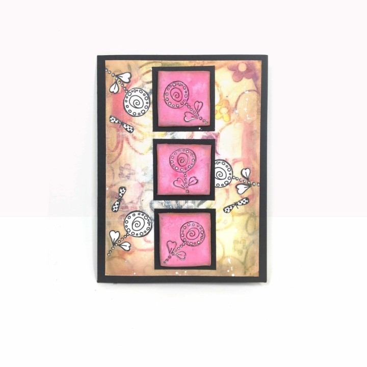 (PD8003)Polkadoodles Wild Garden Clear Stamps