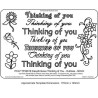 EMBOSSING EasyEmboss 'Thinking of you' Outlines - BOLD