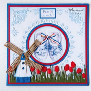 (LR0653)Creatables Tulip border