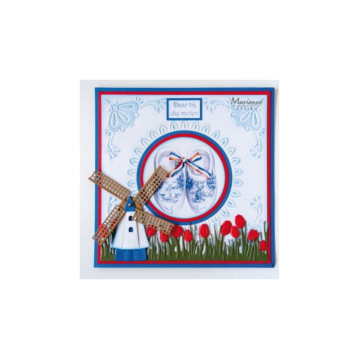 (LR0653)Creatables Tulip border