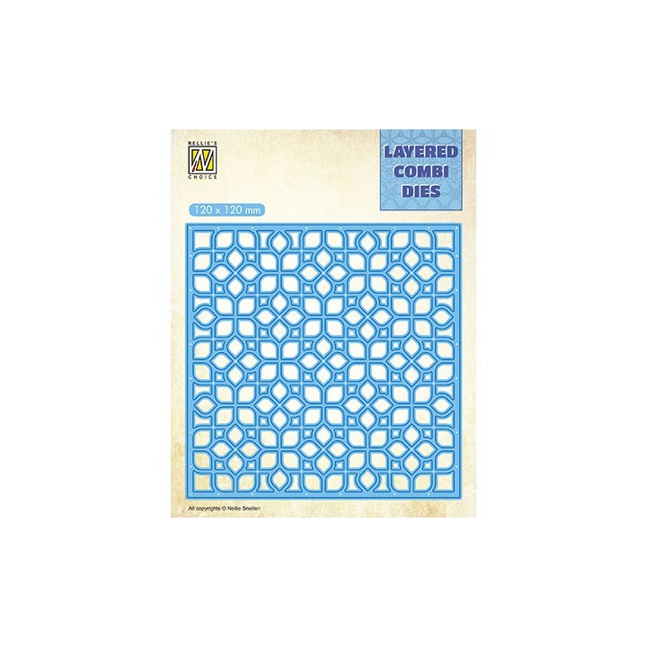 (LCDF001A)Nellie's Layered Combi Dies Flower Layer A