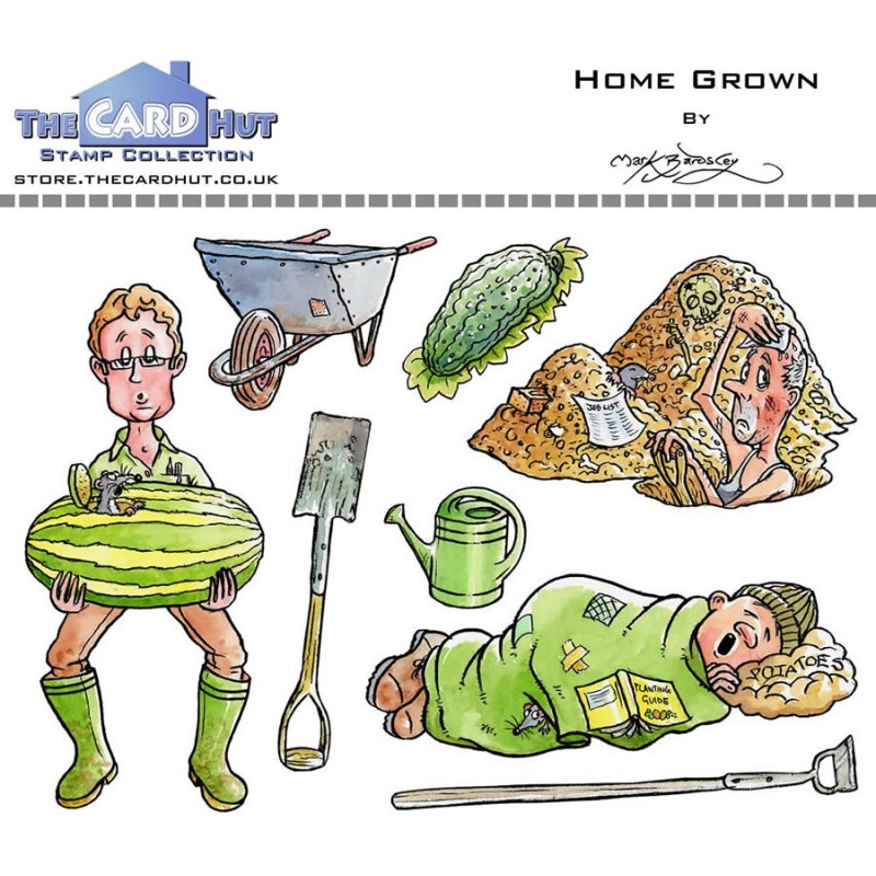 (MBGSHG)The Card Hut Home Grown Clear Stamps