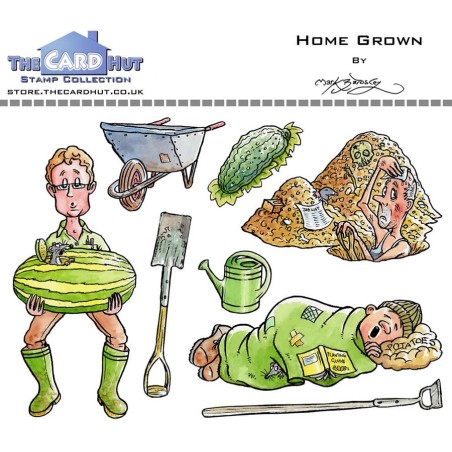 (MBGSHG)The Card Hut Home Grown Clear Stamps