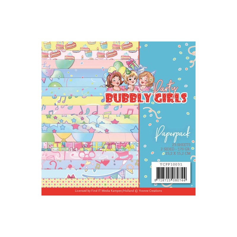 (YCPP10031)Paperpack - Yvonne Creations - Bubbly Girls - Party