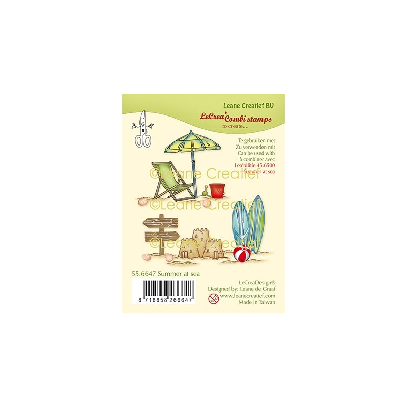 (55.6647)Clear Stamp Summer at sea (55.6647)Clear Stamp Summer at sea