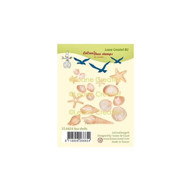(55.6654)Clear Stamp Sea shells