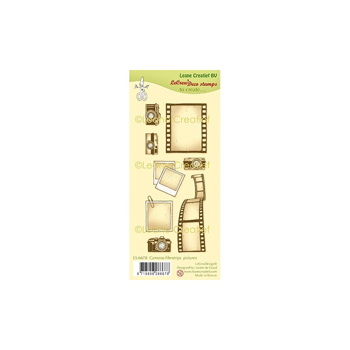 (55.6678)Clear Stamp Cameras, Filmstrips & Pictures