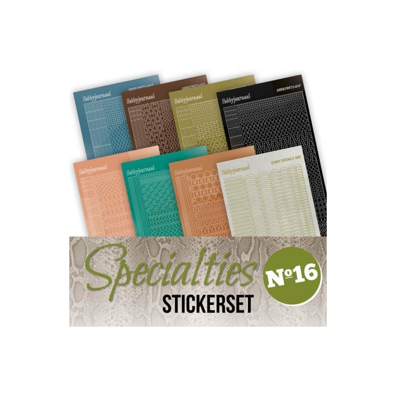(SPECSTS016)Specialties 16 stickerset