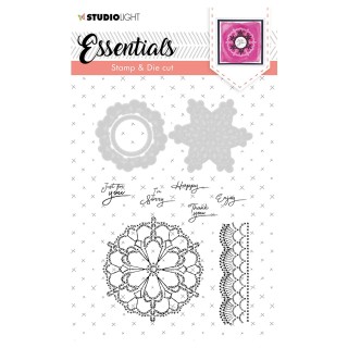 (BASICSDC37)Studio light Stamp & Die Cut Essentials 37