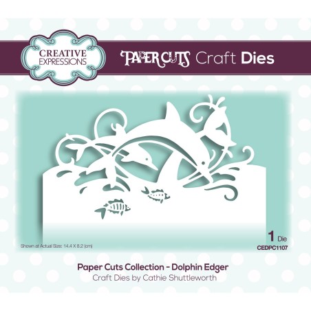 (CEDPC1107)Creative Expressions • Paper cuts Craft dies Dolphin