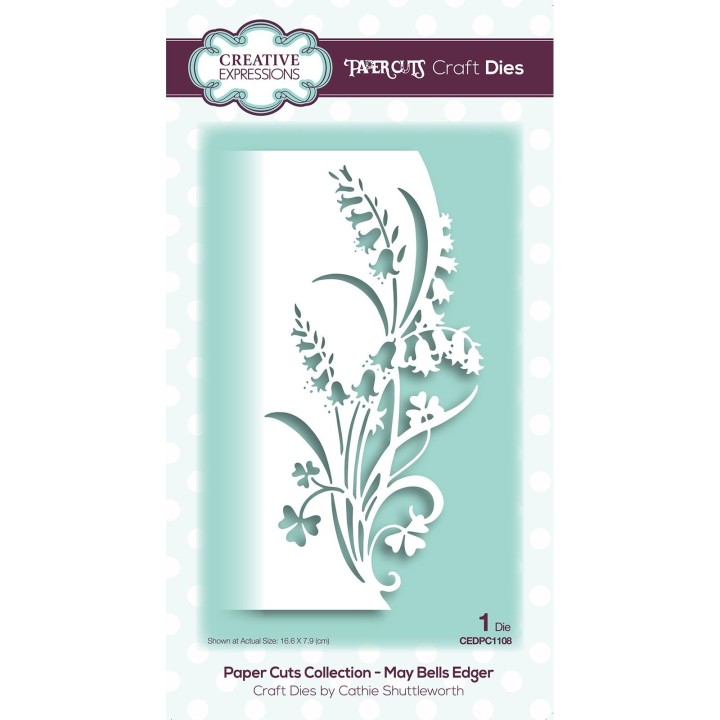 (CEDPC1108)Creative Expressions • Paper cuts Craft dies May bells edger