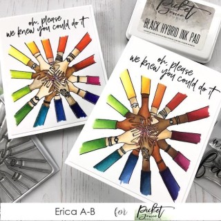 (BFF-110)Picket Fence Studios BFF My Tribe Clear Stamps