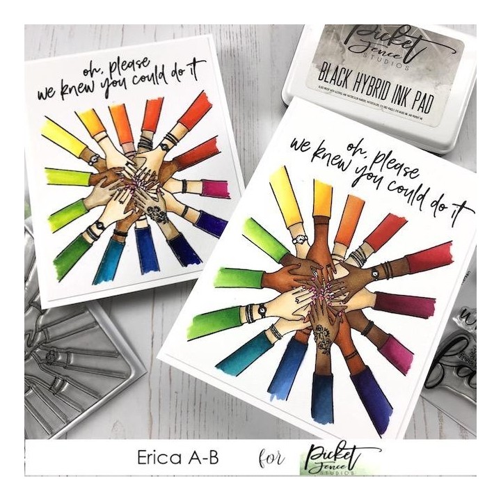 (BFF-110)Picket Fence Studios BFF My Tribe Clear Stamps