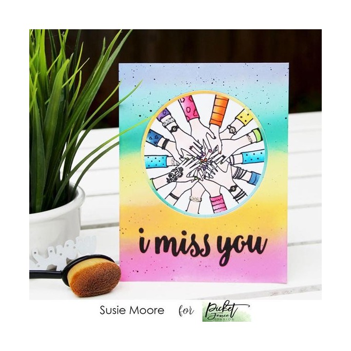 (BFF-110)Picket Fence Studios BFF My Tribe Clear Stamps